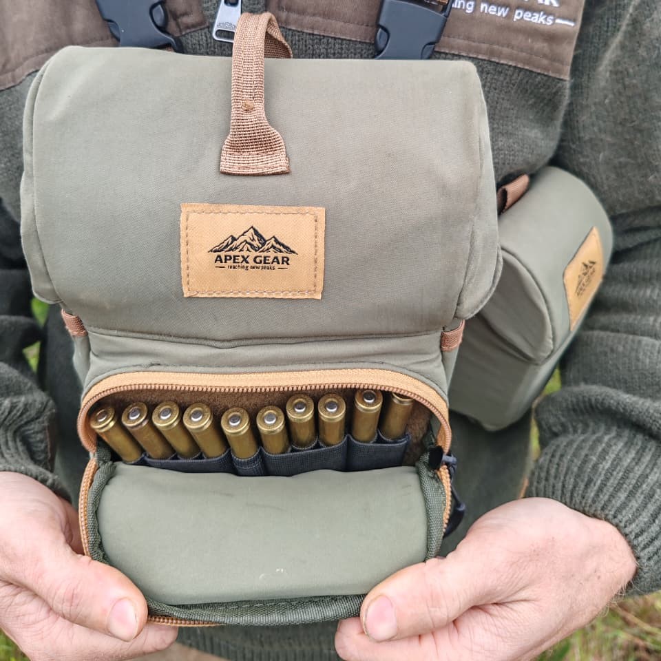 Bino and range finder combo open view