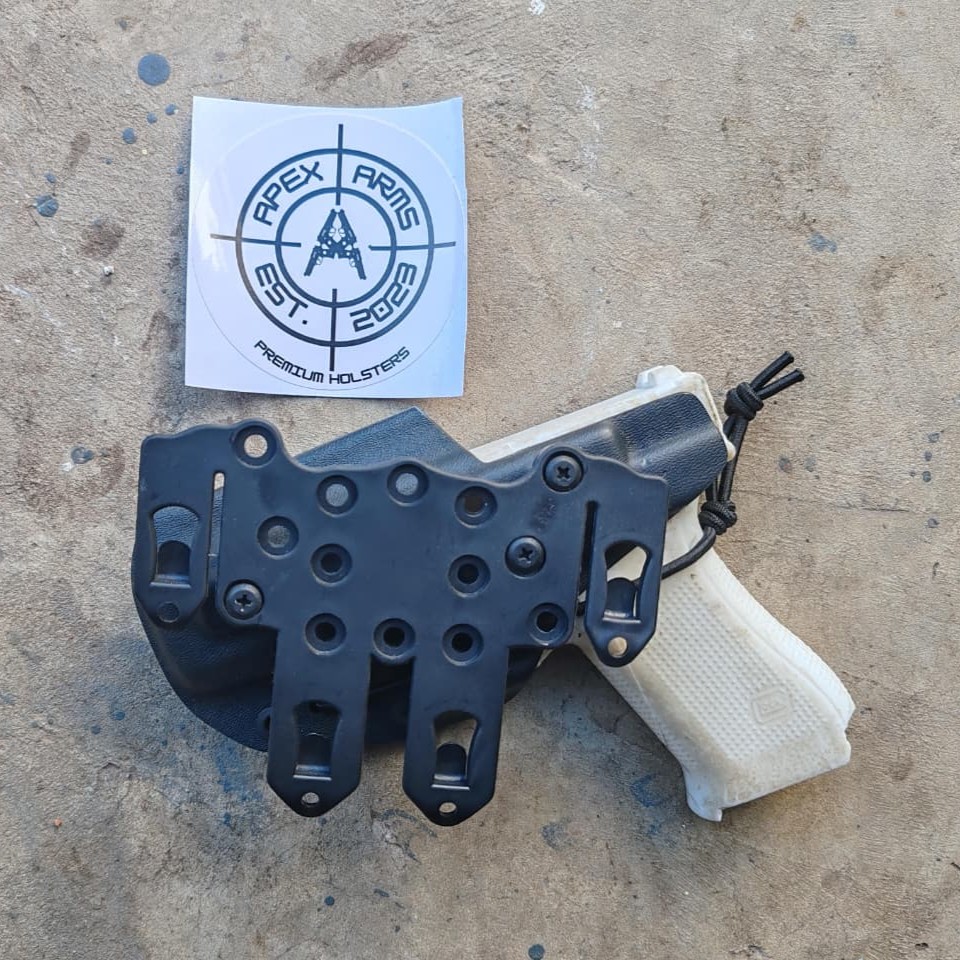 MOLLE holster back view
